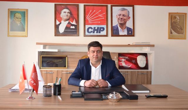 CHP İlçe Başkanı Demir: İktidarın Gözü Vatandaşın Cebinde