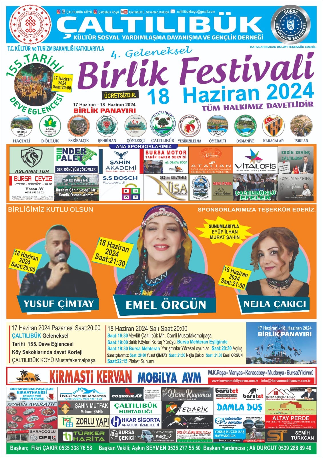 Caltilibuk Birlik Festivali Basliyor Konserler Geleneksel Deve Eglencesi Ve Daha F