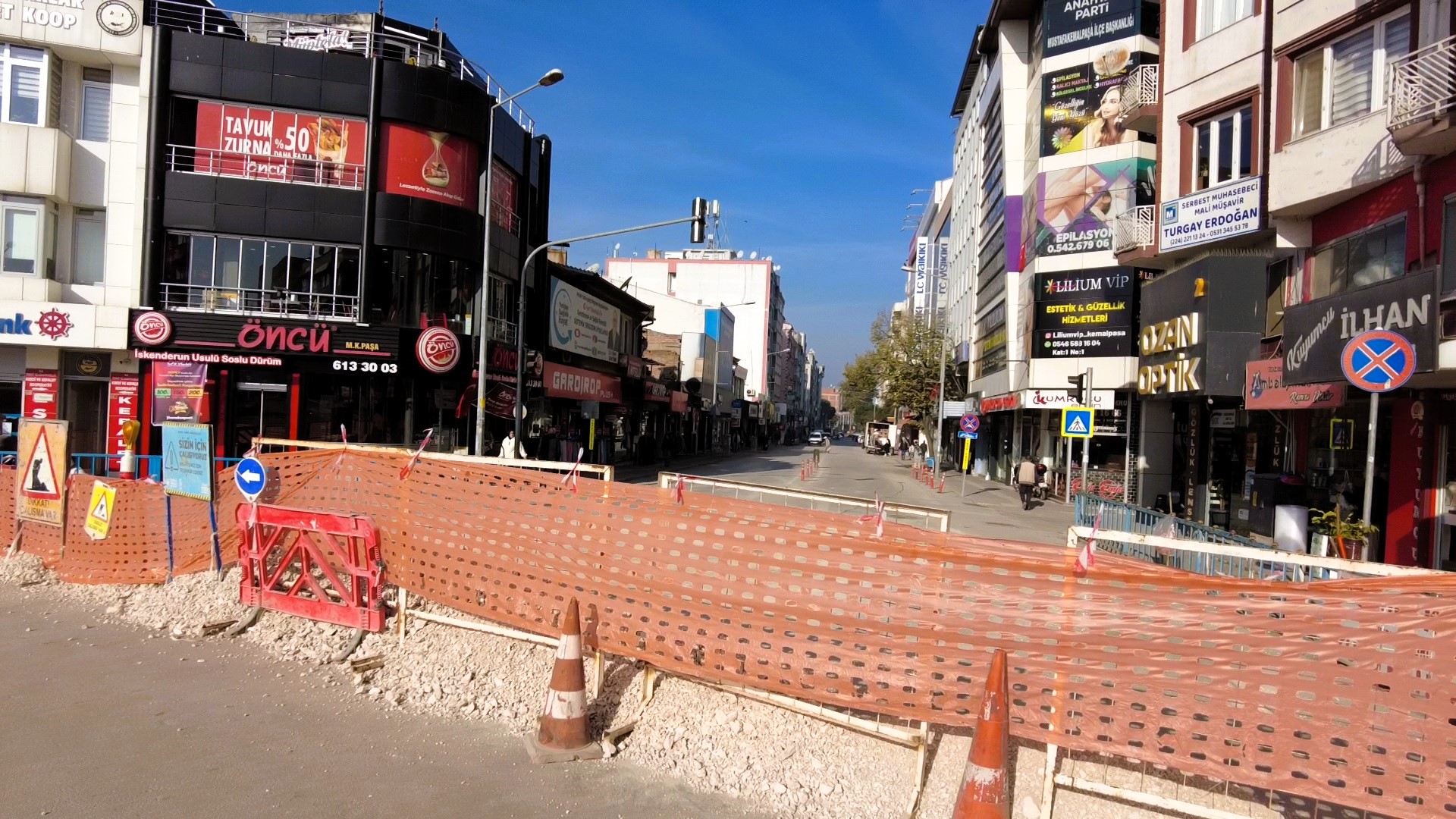 Mustafakemalpasa Altyapi Calismasi Iki